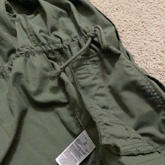 Old Navy Army Green Cinch Waist Utility Jacket - Picture 8 of 8